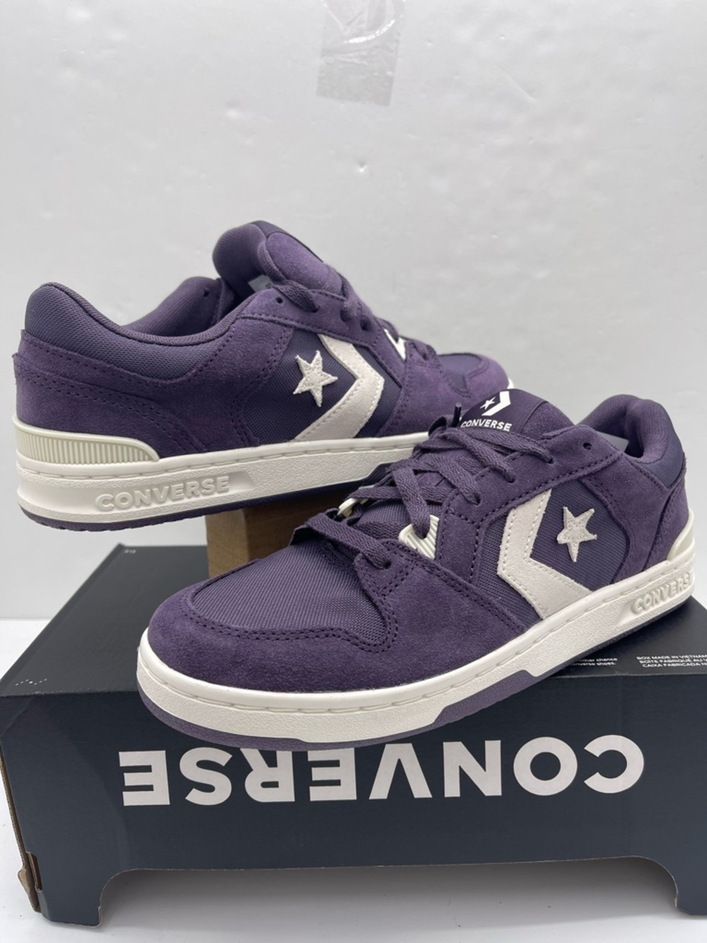 Converse Men’s CL98 Ox Raisin Egret A14694C Low Top Sneakers - Picture 9 of 16